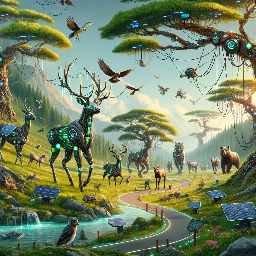 Cybernetic wildlife sanctuary.
